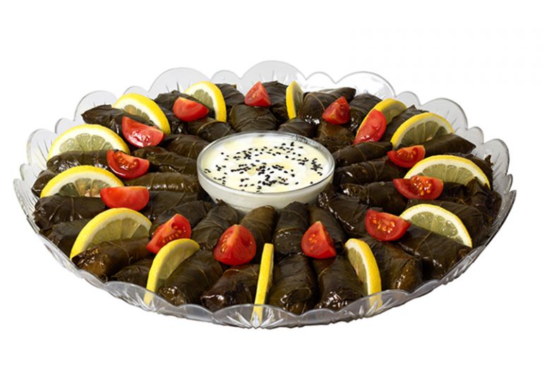 מגש עלי גפן ביתיים 50 יחידות